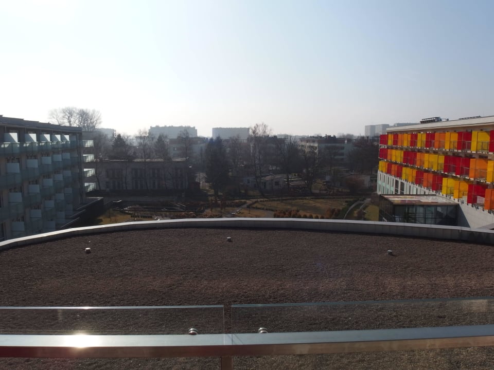 Widok z tarasu Hotel Aquarius Spa