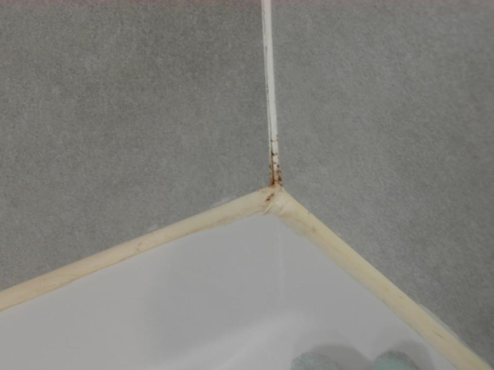 Schimmel Badewanne  Hotel Kube