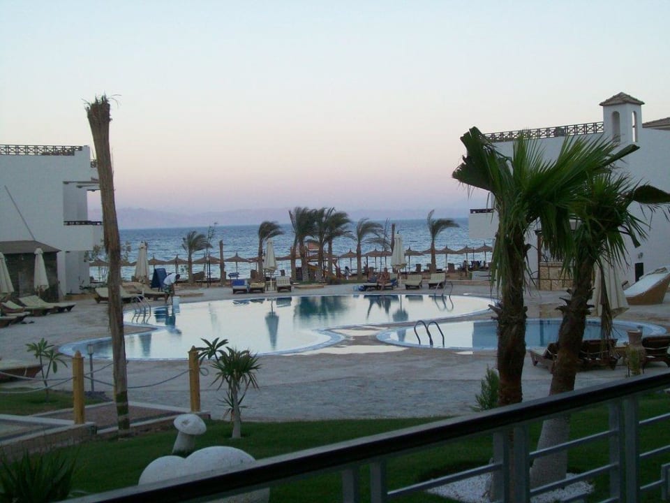 Ausblick von der Lobby Hotel Sea Sun Dahab