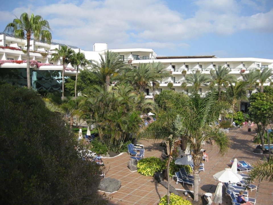 Hotelanlage Blick vom Zimmer Hipotels Natura Palace
