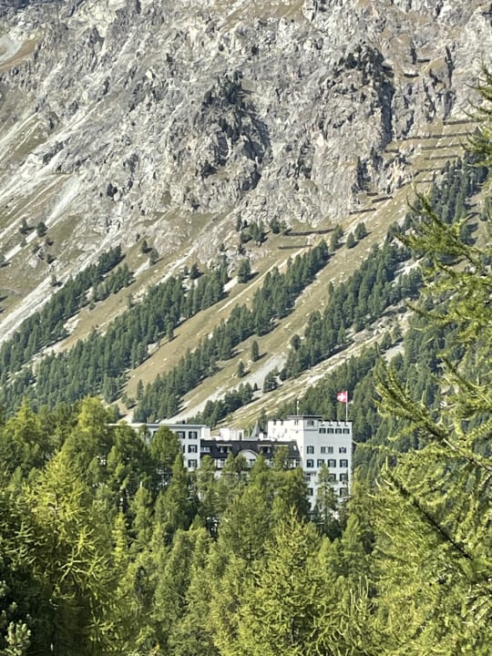 Außenansicht Waldhaus Sils