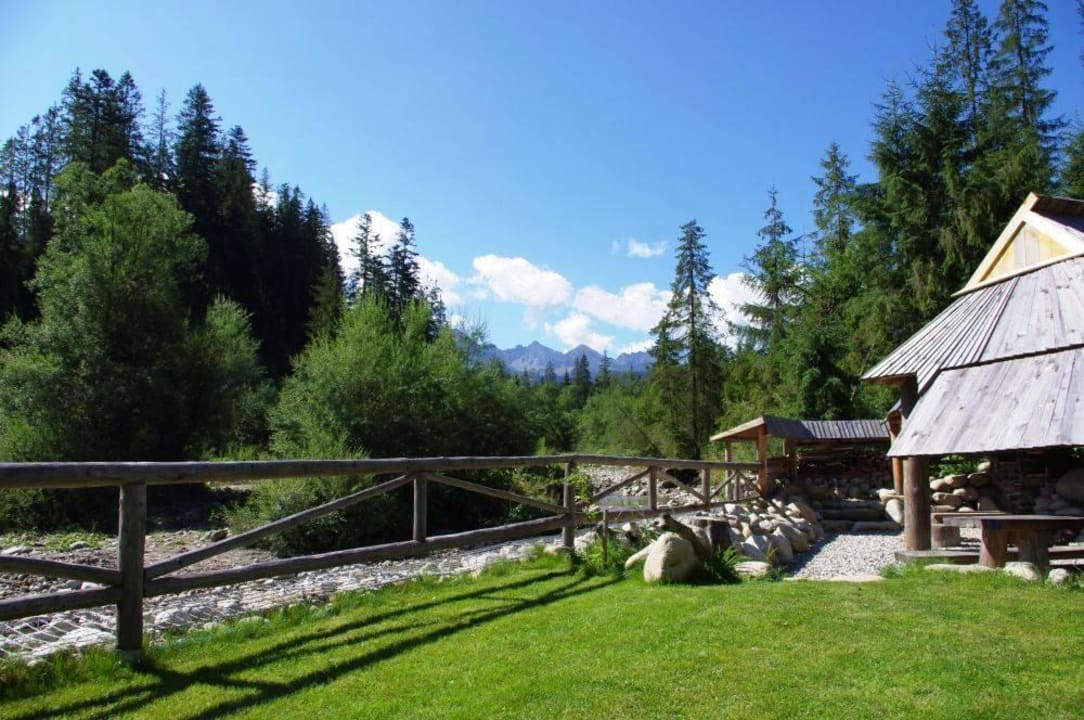 Widok znad potoku Ferienhaus Tajgolka