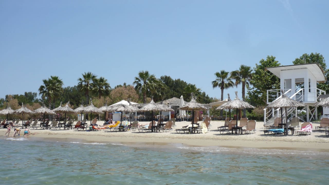 The beach at Ilio Mare Hotel Ilio Mare Hotel