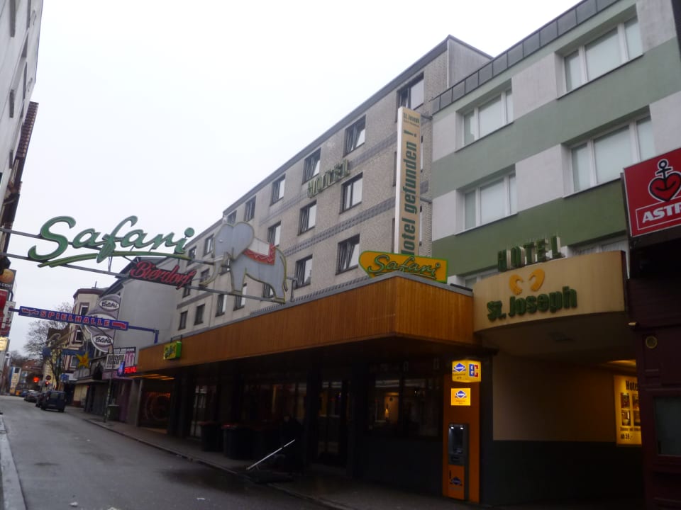 Außenansicht St.Joseph Hotel Hamburg St.Pauli Kiez Reeperbahn