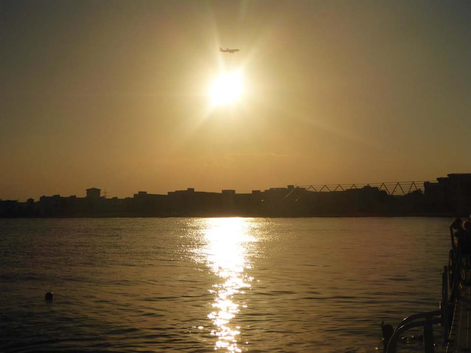 Sonnenuntergang vom Steg Pickalbatros Palace Resort