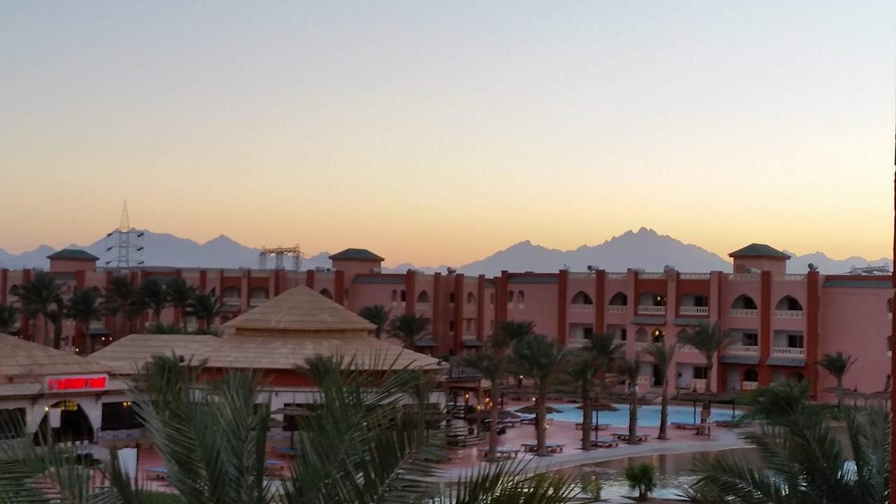 Blick vom Balkon Pickalbatros Aqua Vista Resort - Hurghada