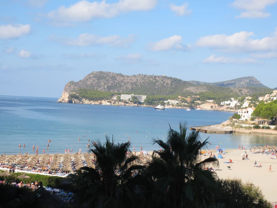 Blick von 4 Etage (mit Zoom) Hotel Vibra Beverly Playa