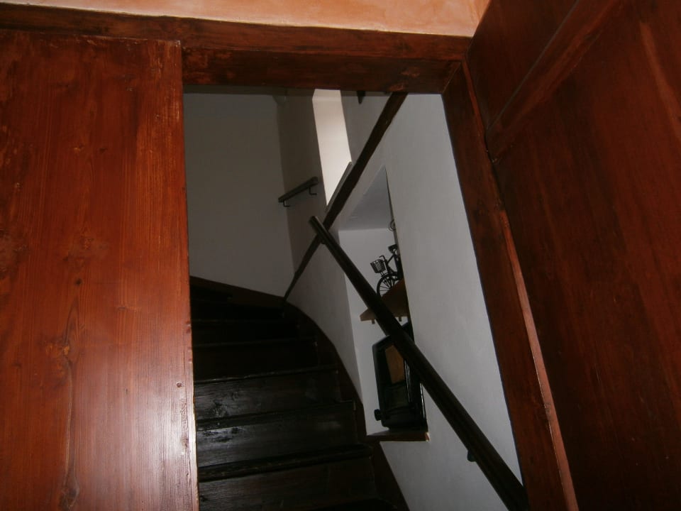 Aufgang zu den Zimmern Pension Gardena