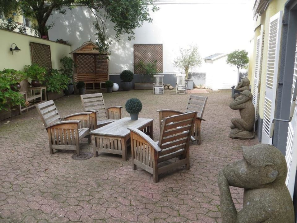 Innenhof Hotel Hanseat