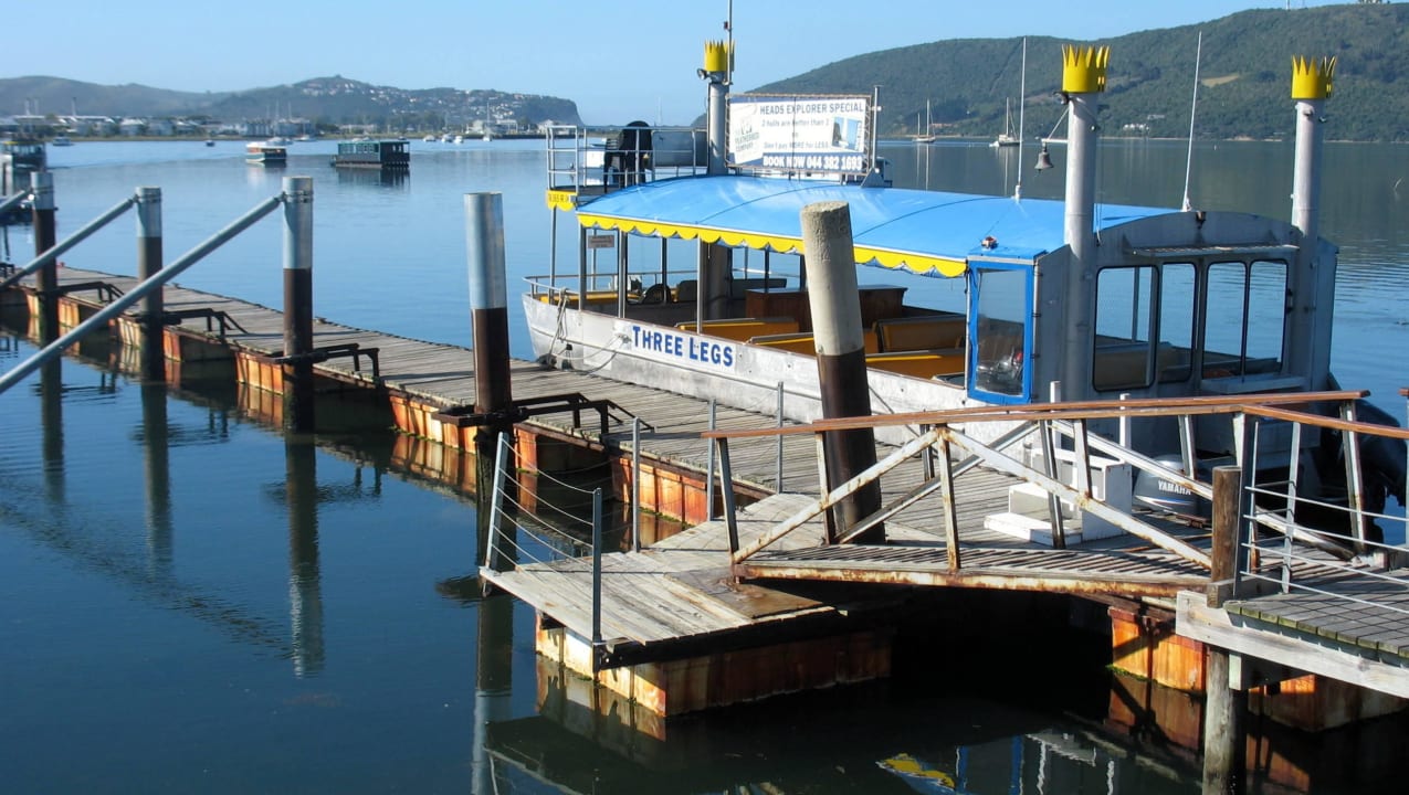 Blick auf die Lagune und die Knysna Heads Protea Hotel by Marriott Knysna Quays