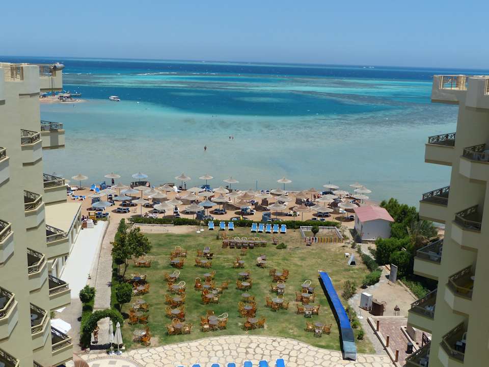 Ausblick Magic Beach Hotel Hurghada