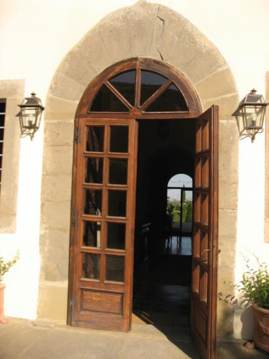 Eingang zur Rezeption Villa di Piazzano