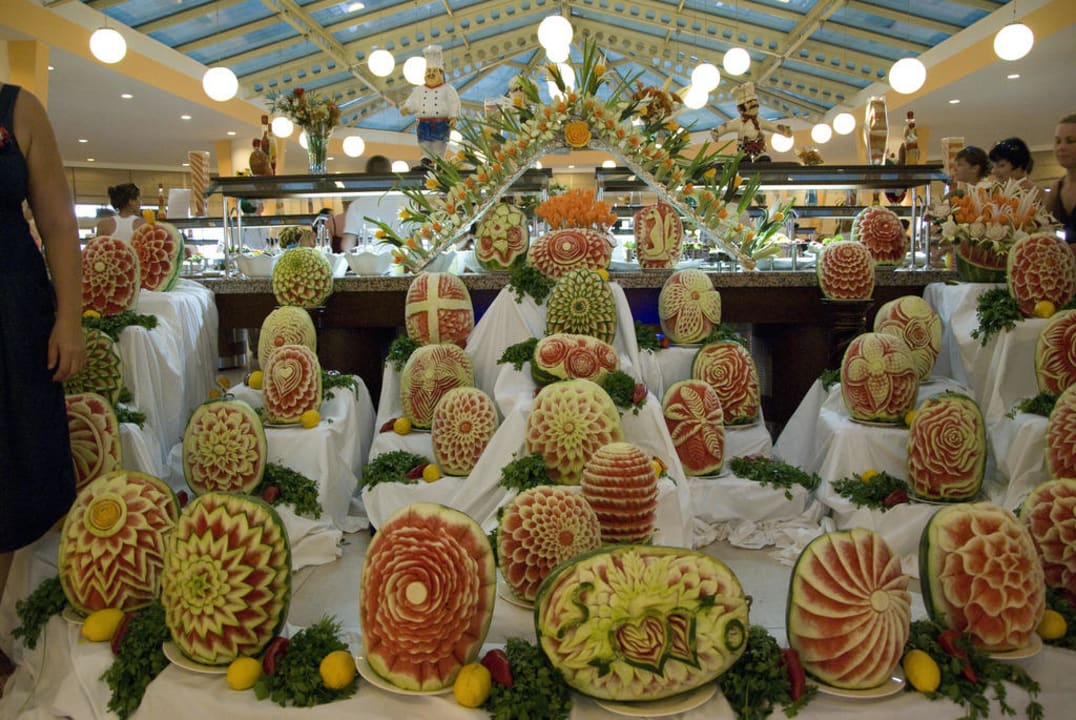 Deko am Abendbuffet Crystal Paraiso Aqua Collection