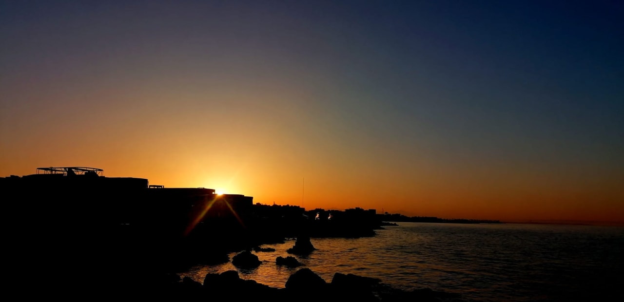 Ausblick Hilton Hurghada Plaza