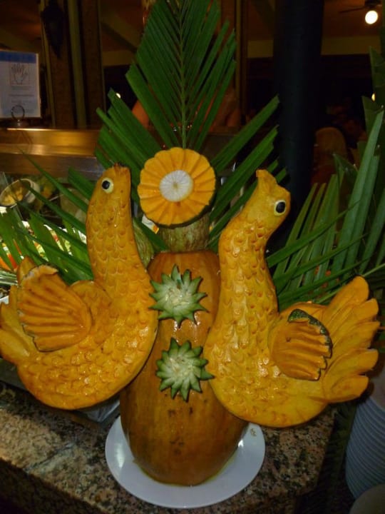 Deko am Bueffet Playabachata Hotel