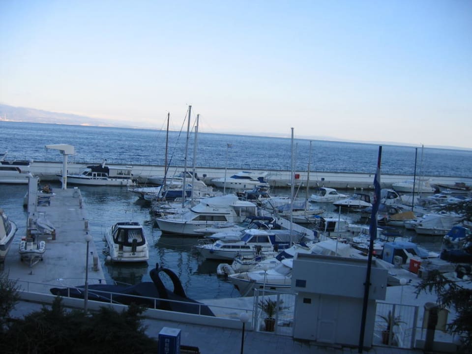 Blick vom Balkon Hotel Admiral