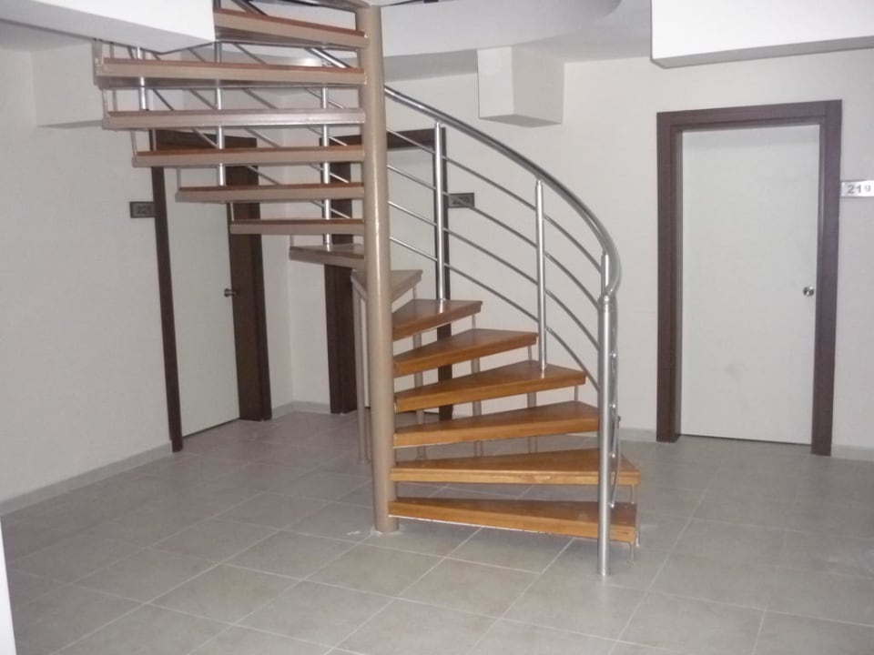 Treppenhaus im 4 Sterne Haus Club Sidelya Hotel