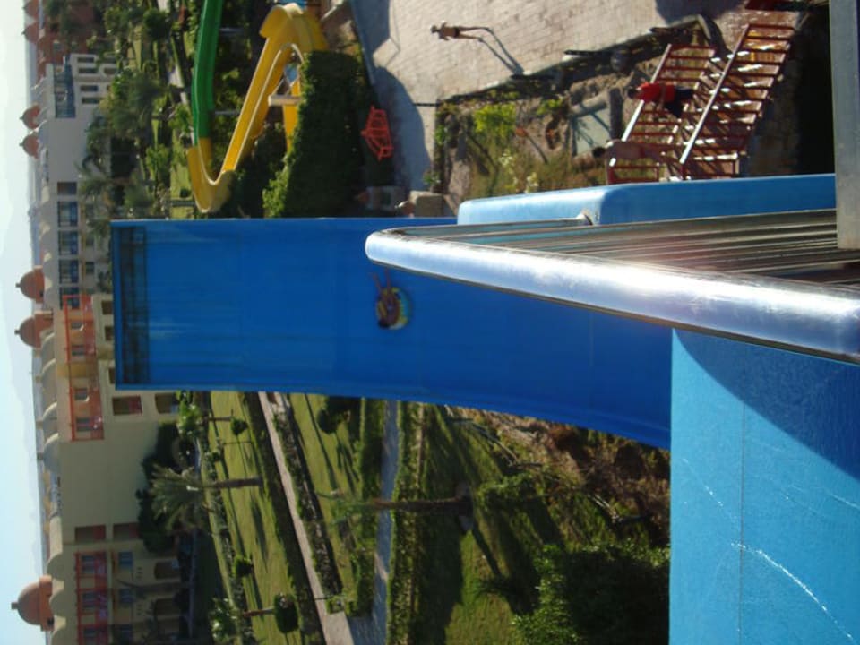 Spektakulärste Rutsche des Aquaparks Hotel Titanic Palace