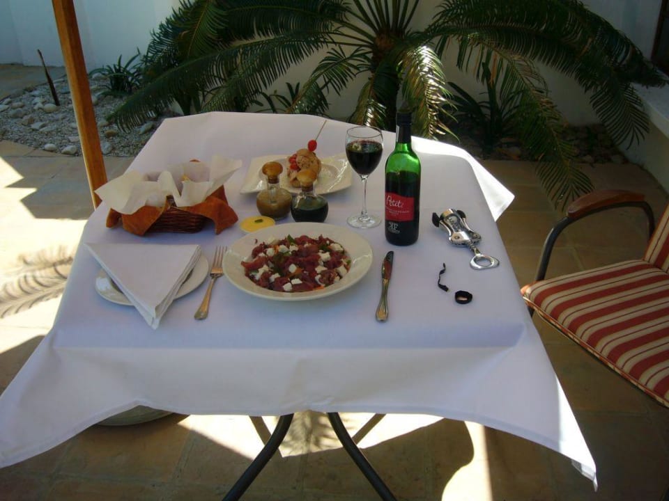 Zwischen den Gamedrives ein kleiner Lunch Hotel Woodall Country House