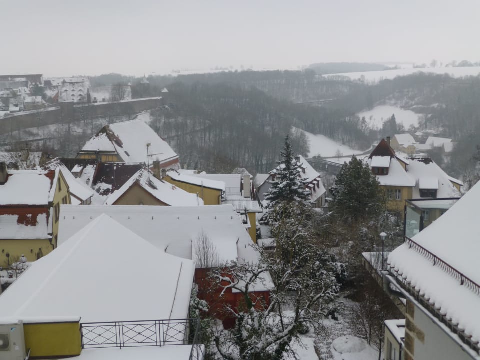 Ausblick vom Balkon Hotel Eisenhut