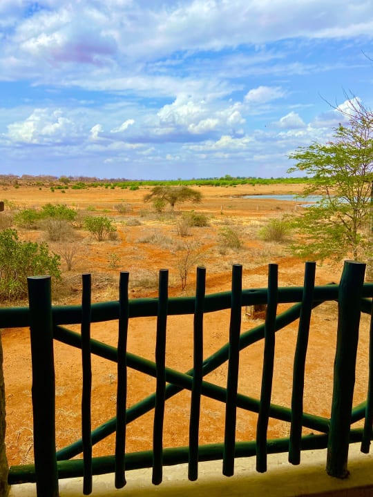 Ausblick Voi Wildlife Lodge