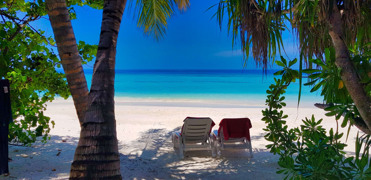 Ausblick Safari Island Maldives