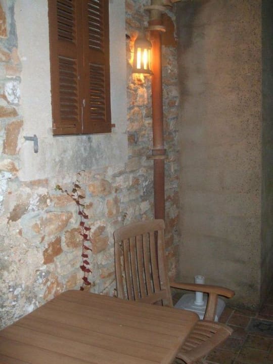 Mein Balkon bei Nacht Finca Sa Carrotja - Adults only