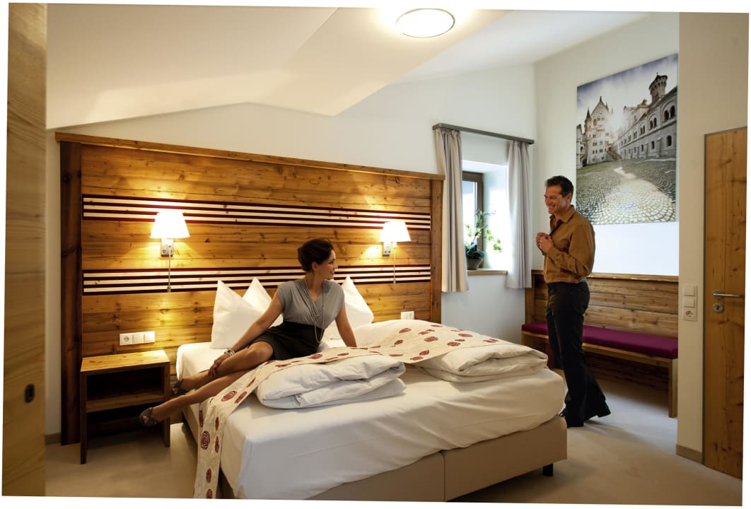 Königssuite Schlafzimmer Landhotel Gockelwirt
