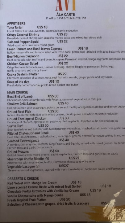 Gastro Summer Island Maldives