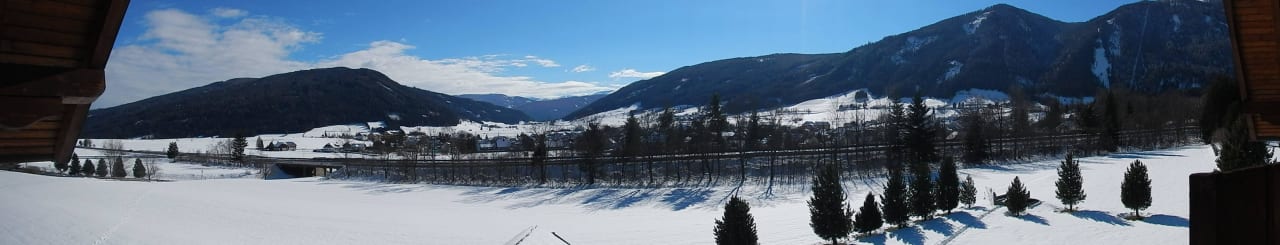 Panoramablick vom Balkon Ihrer Ferienwohnung Graggaber im sonnigen Süden Salzburgs