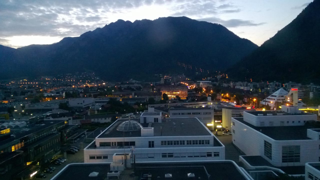 Ausblick auf Chur Hotel City West Chur