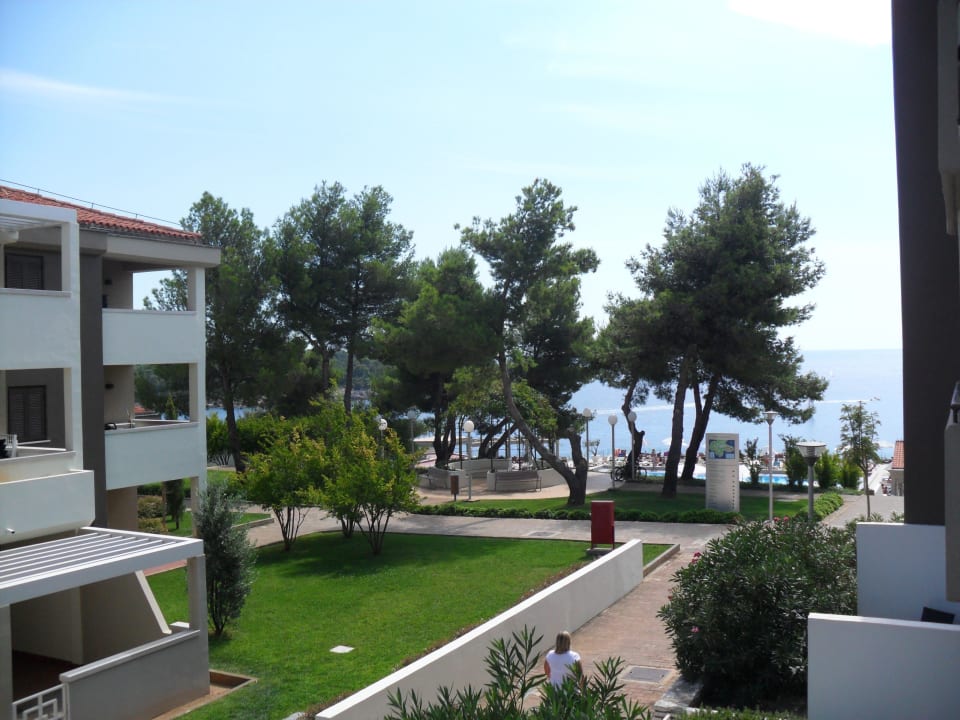 Ausblick von Pinija 106, September 2013 Park Plaza Verudela Pula