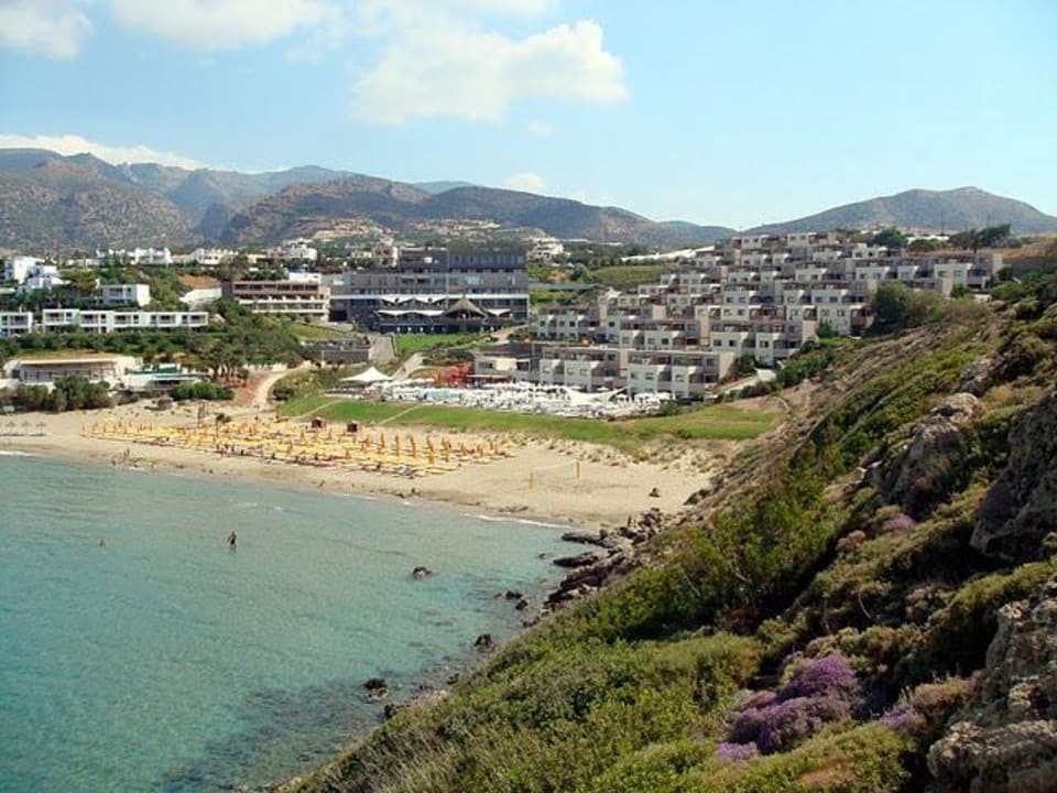 Blick auf die Anlage von oben Atlantica Mikri Poli Crete