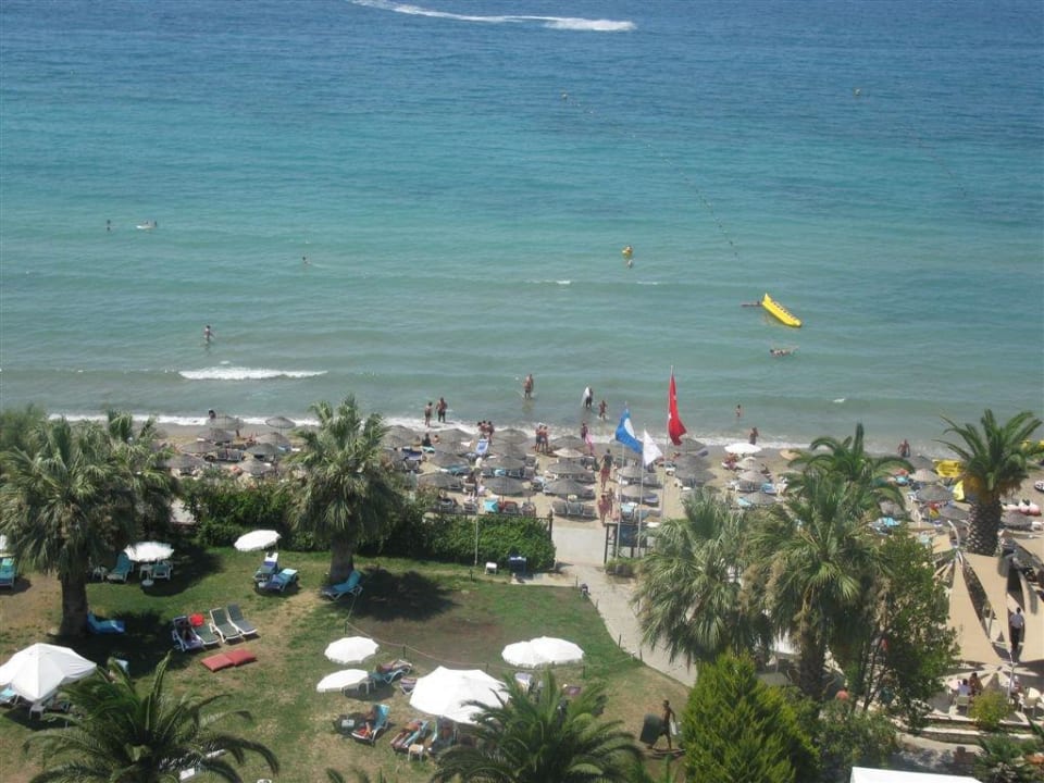 Widok z tarasu Hotel Ephesia