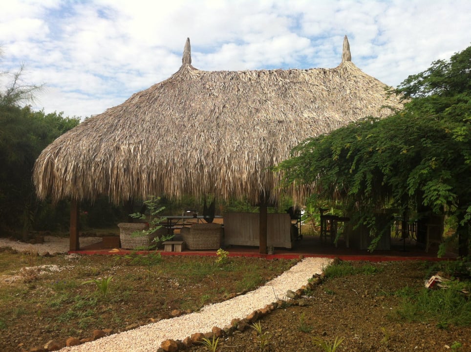 Palapa von außen Don Genaro Apartments