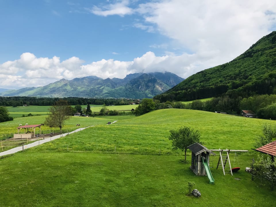 Ausblick Ferienwohnung Hoderhof