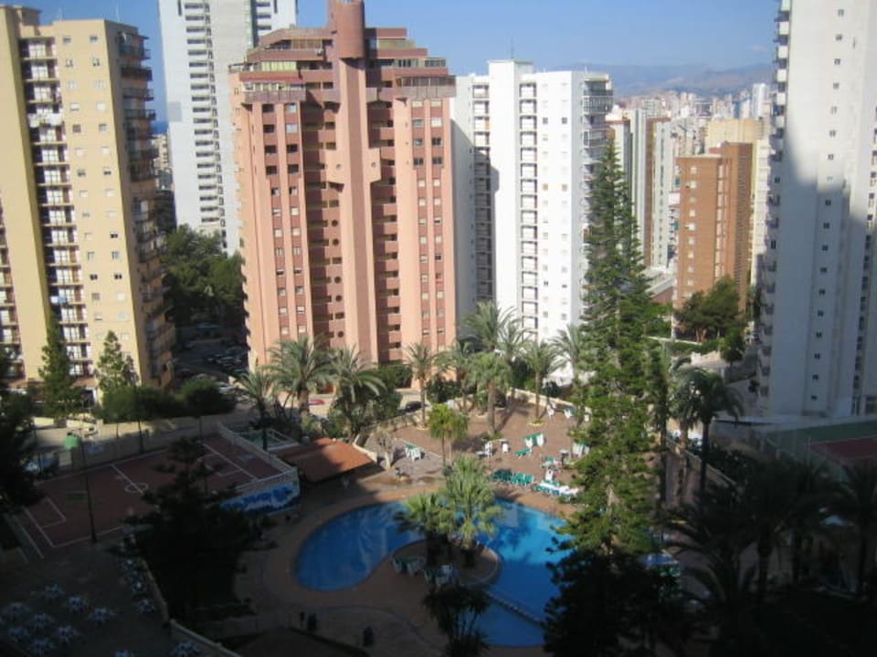 Blick vom Balkon Hotel Benidorm East by Pierre & Vacances