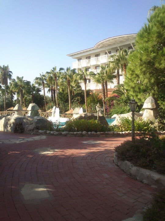 Ausblick von unserem Tisch im Restaurant Hotel Defne Garden