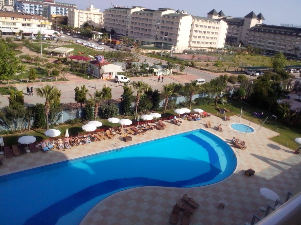 Aussicht vom Balkon Solivia Hotel