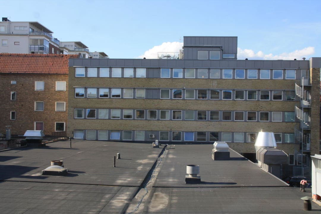 Ausblick vom Schlafzimmer Comfort Hotel Luleå