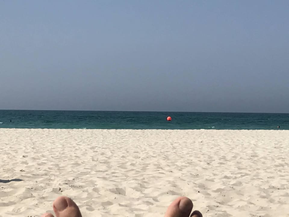 33 Grad im Schatten und nicht überfüllt Park Hyatt Abu Dhabi Hotel and Villas