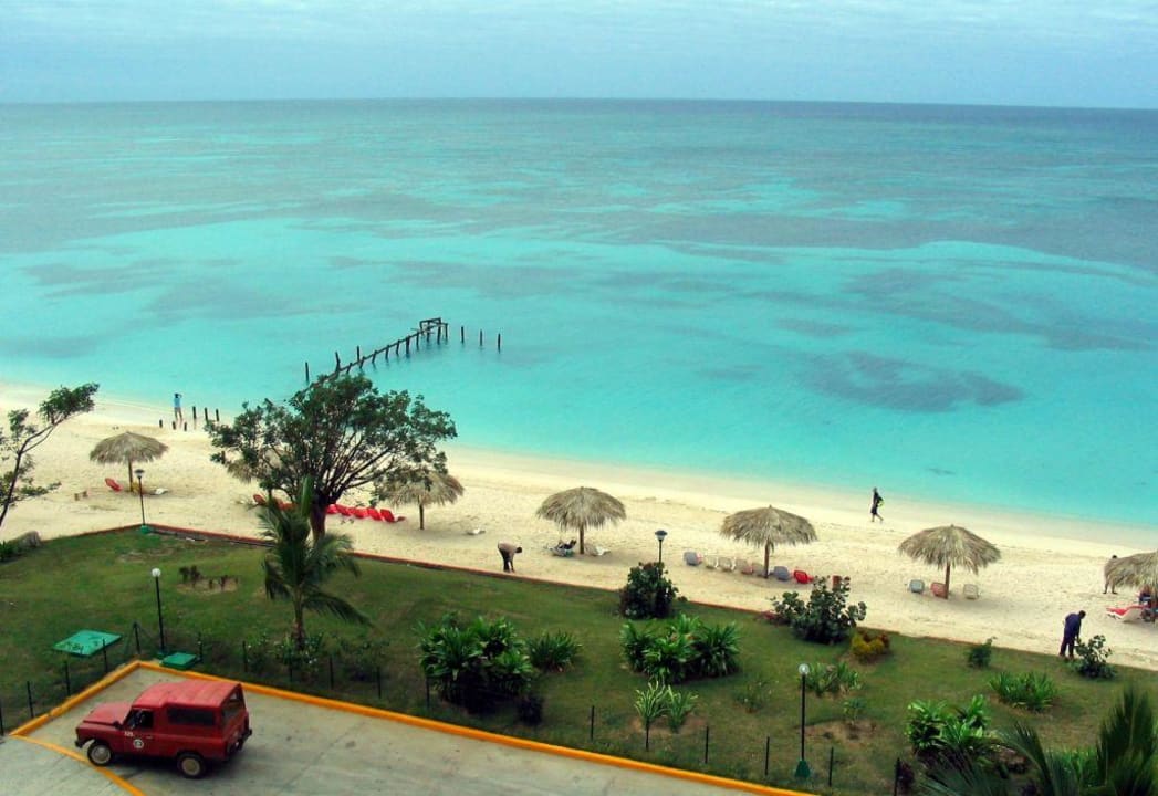 Erster Blick vom Fenster Club Amigo Hotel Ancon