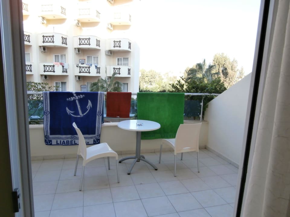 Sehr großer Balkon Solivia Hotel