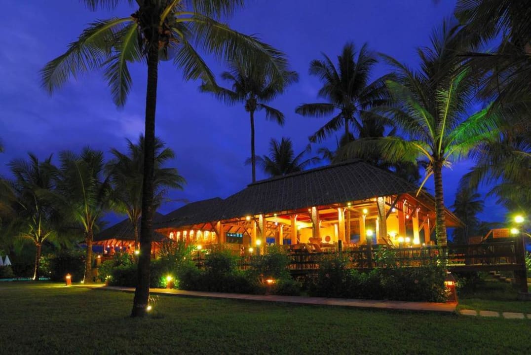 Restaurant at night The Andamania Beach Resort & Spa
