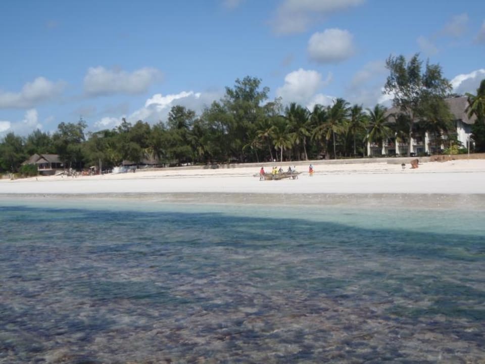 Blick vom Meer Hotel Papillon Lagoon Reef
