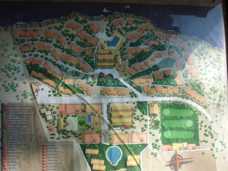 Karte Sun Club Eldorado