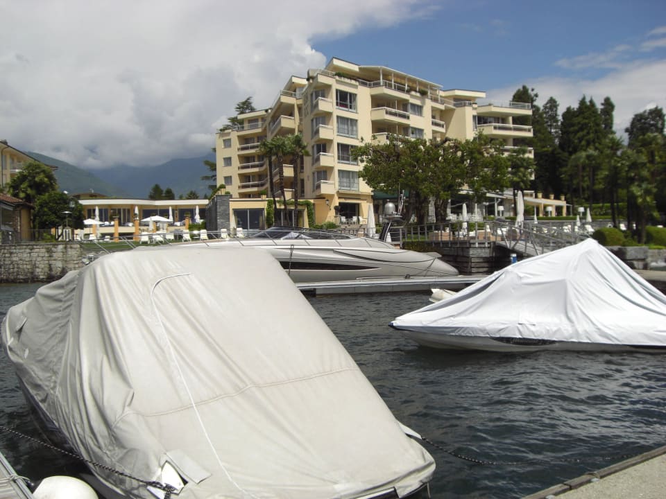 Hotel Eden Roc vom Bootssteg aus Hotel Eden Roc Ascona
