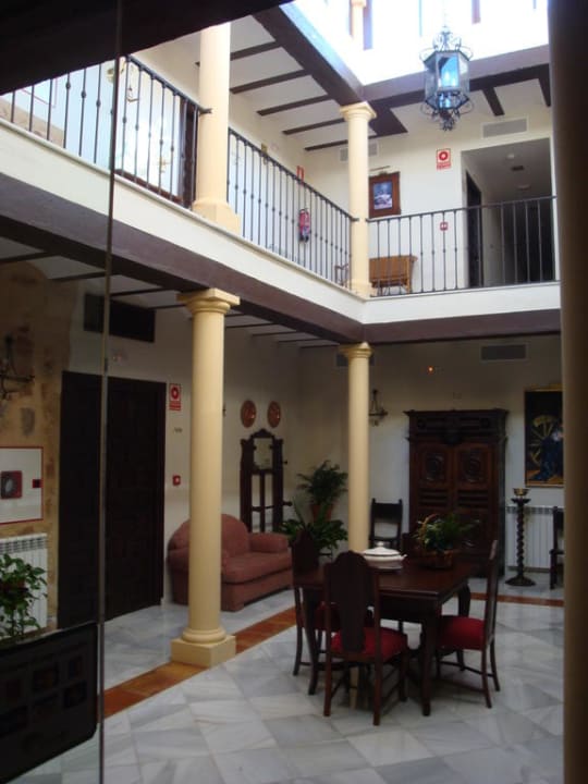 Überdachter Innenhof Hotel Palacio del Intendente
