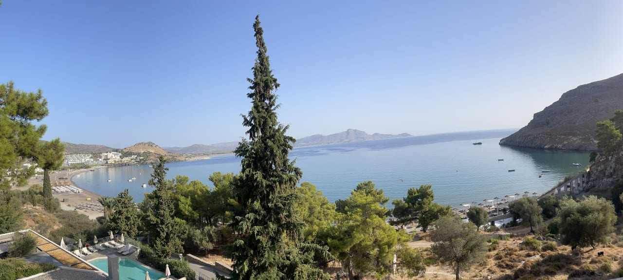 Ausblick Lindos Mare, Seaside Hotel