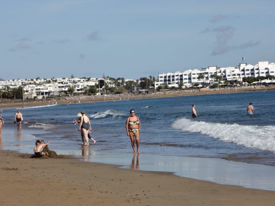 Badewetter für die Harten am Heiligabend Hotel Las Costas
